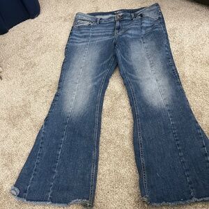 Torrid size 20 flare jeans “edgey”